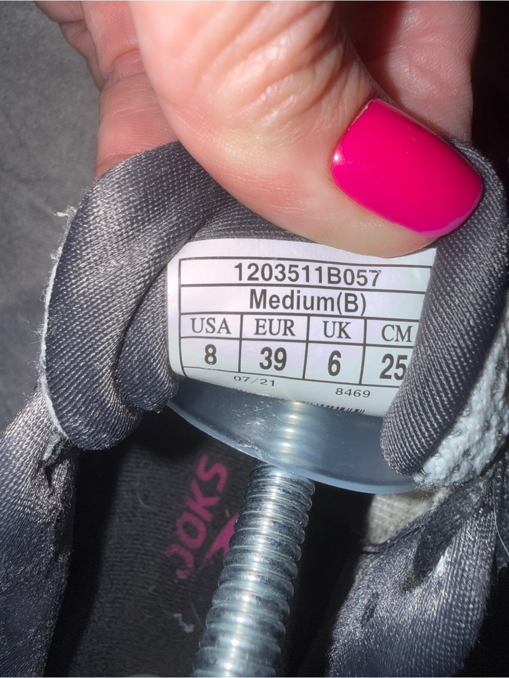Brooks Women's White, Black & Pink Running Sneakers - Picture 6 of 7